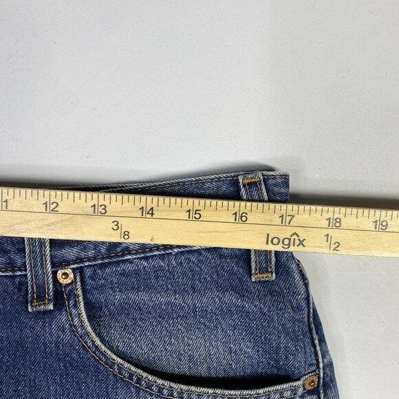Vintage Levis 505‎ Jeans Mens 36X30 Tapered Straight Faded Made in USA Regular - Picture 12 of 15